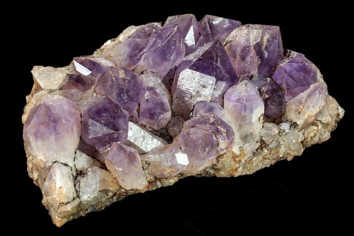 Wide Amethyst Crystal Cluster - Zambia #114056